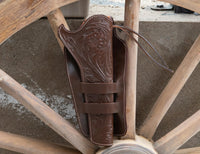 Hulara Western Tanned Leather Holster Fits the Colt Uberti Pietta Traditions Model 1851 1861 Navy 18 - 4