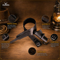 Hulara .22/.38/.44 Caliber Western Gun Holster Belts | Heritage Rough Rider | Cowboy Gun Belt | Ruge
