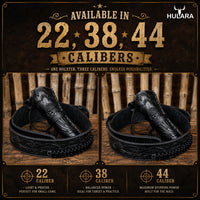 Hulara Western Gun Belt with Holsters for Heritage Rough Rider| Cowboy Holster Belt|Revolver Holster
