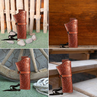 Hulara Leather Western Gun Holster Heritage Rough Rider .Colt SAA Wrangler Single Six Vaquero Uberti Cattleman Cowboy Holsters for 4.75