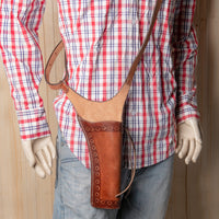 Hulara Leather Shoulder Carry Holster for Colt 22lr Heritage Rough Rider Shoulder Sling Holster Most - 5