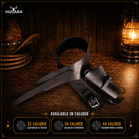 Hulara .22/.38/.44 Caliber Western Gun Holster Belts | Heritage Rough Rider | Cowboy Gun Belt | Ruge
