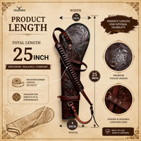 Hulara Leather Rifle Scabbard detail