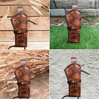 Hulara Leather Western Gun Holster Heritage Rough Rider .Colt SAA Wrangler Single Six Vaquero Uberti Cattleman Cowboy Holsters for 4.75" and 5.5" Barrel Revolvers - 7