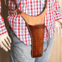 Hulara Leather Shoulder Carry Holster for Colt 22lr Heritage Rough Rider Shoulder Sling Holster Most fits Barrel 4.75 & 5.5 Inch - 6