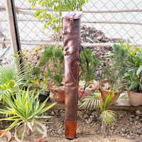 Hulara Real Leather Rifle Scabbard for Lever Action Rifle Case Shotgun Scabbard Carved Saddle Scabbard For Henry Big Boy Rifle With Padded Interior Protection (Brown_2, Solid) - 6