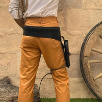 Hulara Genuine Leather Western Gun Belt Concealed Carry Gun Holster Belt for Men Women Cowboy Costume Revolver Holster Pistol Tactical Hoslter - 17