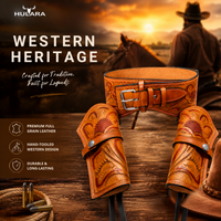 Hulara Leather Western Gun Holster Belt Full Grain Buff  Heritage Rough Rider Gun Belt Cowboy Holster Ruger Wrangler Holster|Revolver Holster with Belt  Available in 22/38/44 Caliber