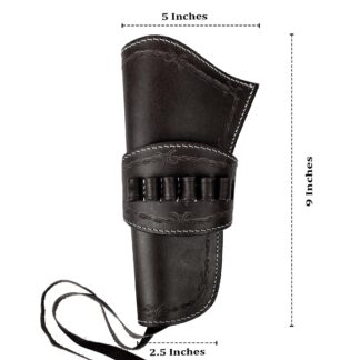 Hulara Leather Western Colt Army Holster Heritage Holster Cowboy 22 Holster for Revolver Holster Heritage 22 Rough Rider Ammo Holster